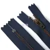 En stock Cremallera YKK 4YG de bronce antiguo de extremo cerrado, cremallera de extremo cerrado con resorte, cremallera para jeans, cremallera YKK, todos los tamaños disponibles