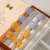 Aretes de Anillo Cuadrado Simple Transfronterizo Europeo y Americano Traje Joyería de Venta Caliente Acero de Titanio Chapado en Oro