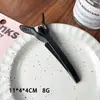 Grampo para volumizar a raiz do cabelo estilo coreano, ferramenta de fixação alta para o topo da cabeça, clipe de posicionamento sem marcas, presilha bico de pato para estilizar a franja, acessório de cabelo para mulheres