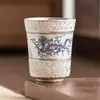 Fabricante 999 Prata Dourada Luxo Acessível Conjunto de Chá Xícara de Chá de Cerâmica Xícara Mestra Xícara Sino Dragão Voador Montando Nuvem Xícara para Beber Chá