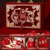 Caja de dinero de dote, caja de dote de compromiso, caja de dote en efectivo, decoración de boda, caja de regalo de compromiso, juego completo de alta gama