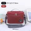 Bolsa de almuerzo aislada, bolsa de almuerzo cuadrada de papel de aluminio engrosado, bolsa de picnic de gran capacidad para oficinistas y estudiantes