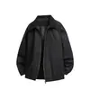 Chaqueta Trendy con Solapa para Hombre, Atuendo Elegante y Único para Primavera y Otoño, Chaqueta Casual Versátil en Rosa, Negro y Morado