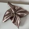 Scrunchie de Cetim High-End Vintage com Strass para Mulheres, Prendedor de Cabelo Quadrado Elegante, Grande Acessório de Cabelo