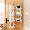 Bolsa colgante de almacenamiento de pelotas para pared para uso doméstico, estante de fútbol para detrás de la puerta, soporte para pelotas, organizador de almacenamiento de juguetes y muñecas