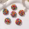 Dopamina Fofo Chamativo Colorido Miçangas Sementes Flores Pequenas DIY Brincos da Moda Decorações de Sapato Clipes Laterais Acessórios de Cabelo