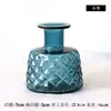 Novo Vaso Azul de Vidro Estilo Chinês com Acabamento de Luxo para Arranjos de Flores na Sala de Estar, Decoração de Casa para Pousadas e Quartos Modelo; Vaso Hidropônico Roxo de Luxo Leve