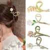 Nuevo Pasador de Flores de Amazon, Pinza de Garra de Tulipán de Alta Gama y Exquisita, Pinza de Tiburón de Girasol Estilo Coreano, Accesorio Grande para el Cabello