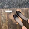 Listos para Enviar ~ Zapatos Planos Estilo Tweed para Mujer, Nuevo Estilo Primavera y Otoño Ante Suave Hada Brisa Nocturna Slip-On Planos Zapatos Planos
