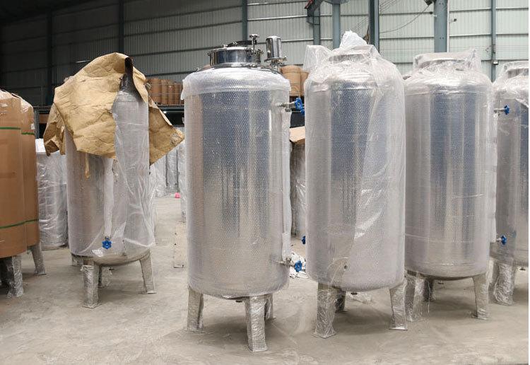 不锈钢无菌水箱储水罐蓄水桶水塔保温纯净水箱搅拌罐发酵罐-XY