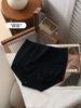 Pantalón Interior de Color Sólido Fresco de Cintura Media-Alta Sin Costuras de Alta Elasticidad para Abdomen Transpirable Sin Marcas con Gránulos para Cadera Moldeador del Cuerpo para Mujeres