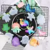Molde de Resina DIY Série Animais Marinhos Molde de Silicone com Areia Movediça Pingente de Chaveiro Ornamento Molde de Estrela do Mar