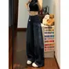 Jeans Curvos Estilo Diseñador para Mujer, Nuevo Estilo Primavera 2026, Tallas Grandes para Figuras Curvilíneas, Tiro Alto, Pantalones de Pierna Ancha que Cubren la Cadera