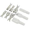 Conector de cobre con funda, terminal de resorte de inserción 2.8/4.8/6.3MM, conector macho de inserción, terminal de prensado en frío