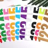 Pegatinas Digitales de 3 Pulgadas Logo Grande de Vinilo para Buzón Clasificación de Carga Molde de Corte Autoadhesivo Pegatinas Digitales Impermeables