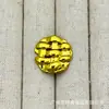 Botões de metal trançados e vazados para ternos, casacos de lã tricotados, botões decorativos simples e versáteis costurados à mão
