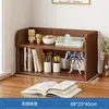 Estantería de escritorio para almacenamiento en casa, escritorio de estudiante, estantería pequeña y simple de varios niveles