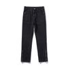 Pantalones Vibe Estilo Urbano Americano con Abertura Lateral con Cremallera Jeans para Hombre Abotonados Rectos Tendencia High Street