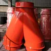 Distribuidor de aire para minería fabricado de chapa de acero, soldado, rígido e indeformable, con conmutación automática de doble ventilador, distribuidor de aire de hierro DN500