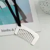 Colar Pingente Pente Design de Nicho Coreano Estilo Europeu e Americano Corrente Exagerada para Suéter Moda Popular Joia Versátil