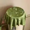 Funda antipolvo para aire acondicionado, nuevo estilo chino con patrón jacquard de hoja de bambú, adecuada para unidades de pie en la sala de estar, tela a prueba de polvo de alta gama, funda universal para electrodomésticos