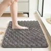 Alfombrilla de baño, Absorbente de agua para baño, Espuma viscoelástica de secado rápido, Antideslizante, Alfombra doméstica, Felpudo para baño