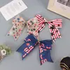 Decoraciones de Lazos Navideños Personalizados, Colgantes Decorativos para el Día de la Independencia y San Valentín, Adornos Navideños con Lazos