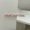 Pasador de Cristal Estilo Coreano de Lujo Ligero Accesorio Versátil para el Cabello Pinza Vertical Elegante Pinza para Moño de Niña Pinza de Pico de Pato de Moda para Cabello Suelto