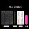 Nail Art Acessórios Wear Nail Art Kit Jelly Glue Álcool Algodão Pequeno Pau de Madeira Nail File Descartável Nail Art Tool Bag