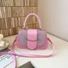 Bolsa Feminina Simples e Única Nova de 2026, Bolsa de Ombro/Axila da Moda, Bolsa Quadrada Pequena Casual, Bolsa Transversal com Design Único
