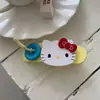 Hellokitty Lindo y Dulce 2025 Nuevo Dibujo Animado Pinza Femenina Nicho Pinza de Tiburón Accesorios para el Cabello en la Parte Posterior de la Cabeza