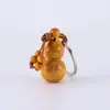 Venta al por mayor directa de fábrica llavero de calabaza melocotón colgante accesorios para llaves palabras de bendición llavero de paz pequeños regalos