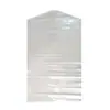 Ropa en stock universal material pp plástico transparente bolsa colgante logo bolsa para el polvo colgante traje