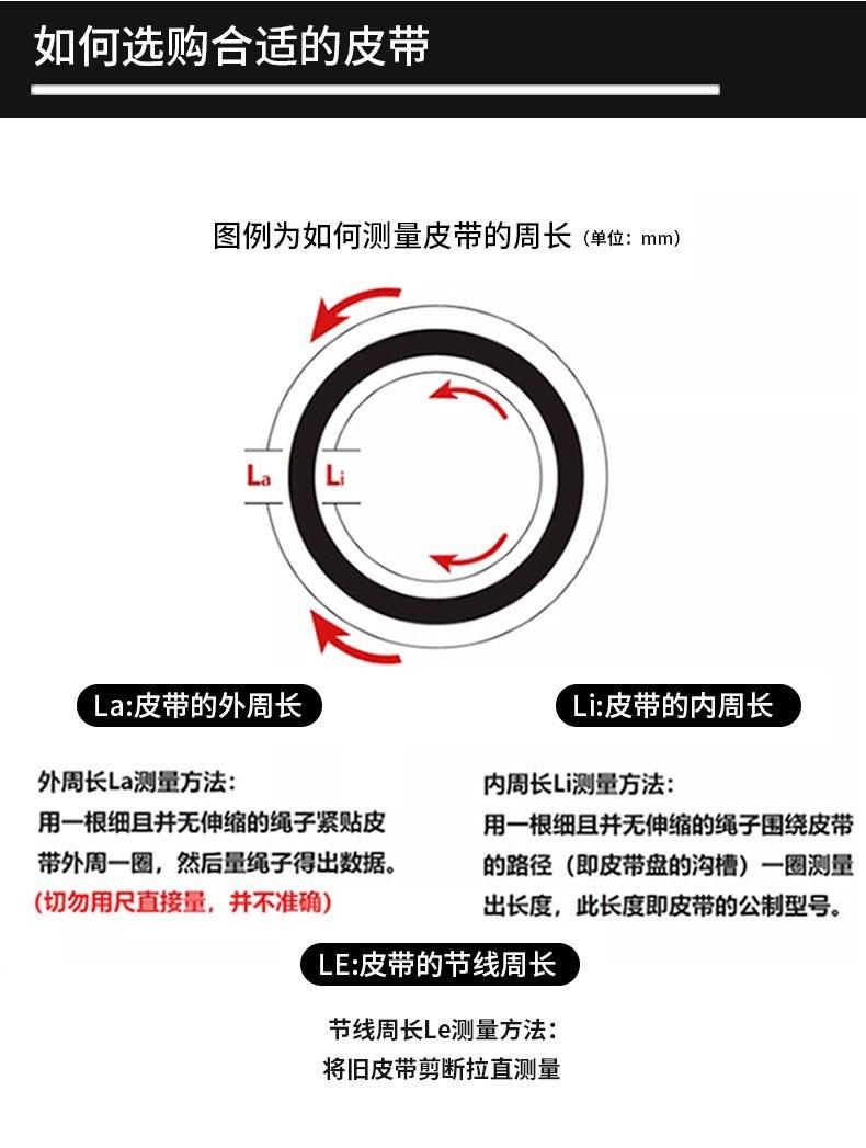 三角带测量方法_副本