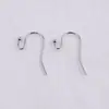 Ganchos para Orejas de Cobre Chapados en Oro con Cuentas, Ganchos de Resorte para Orejas, Ganchos para Pendientes, Ganchos de Bola, Hebillas Redondas para Orejas DIY, Accesorios para Pendientes Semi-Terminados