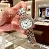 Nuevo Estilo Personalizado Barril de Vino Esfera Incrustada de Diamantes Hebilla de Mariposa Correa de Acero Inoxidable Reloj para Mujer Movimiento de Cuarzo Reloj para Mujer Venta al por Mayor