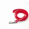 Guia de Cachorro com Sino, Coleira para Pet, Conjunto de Passeio para Cachorro Pequeno, Estampa de Patinha, Guia para Gato de Porte Pequeno e Médio
