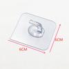 Ganchos Transparentes sin Rastro en Forma de Cuerno de Amazon, Ganchos de Plástico Adhesivos sin Taladro para Baño y Cocina, Impermeables