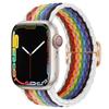 Adequado para Pulseiras de Apple Watch para Apple Watch Séries 1-12/Ultra3/Se3, Pulseira de Relógio Tecida em Nylon com Fivela de Deslizamento