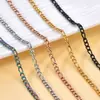 Corrente Cubana Europeia e Americana de Aço Titânio Aço Inoxidável Corrente NK 3:1 Corrente Figaro Corrente Clavícula Corrente para Joias DIY