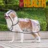 Capa de chuva para pets para cães e gatos, capa de chuva transparente para uso externo para Golden Retrievers, Labradores e cães grandes, atacado do fabricante, transfronteiriço
