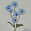 Flores Artificiais Azuis para Casamento Flores Falsas de Teto Decoração de Casamento Parede de Flores Arranjo de Flores de Chão para Casamento Materiais para Arranjo de Flores de Seda