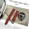 Adequado para Huawei Gt7/5 Pulseira de Couro Watch6Gt23Pro Outono e Inverno Nova Pulseira de Couro para Meninas