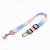 Cinturón de seguridad para mascotas con gradiente transfronterizo, correa de tracción para perros, hebilla de seguridad para coche, collar para perro anti-pérdida