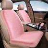 Envio Direto da Fábrica Conjunto de Almofadas para Banco de Carro de Pelo de Coelho de Inverno, Capa de Assento Espessada de Sete Peças com Encosto para Aquecimento