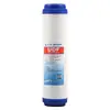 Purificador de água purificador de água frontal plano UDF filtro de carvão ativado granular de casca de coco 10 polegadas 254mm acessórios consumíveis