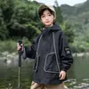 Jaqueta Masculina 2025 Primavera e Outono com Forro Interno Removível, Conjunto de Duas Peças, Jaqueta Outdoor Três em Um