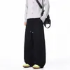 MYK26-9828 Outono Novo Estilo Ins Masculino Tendência Casual Calças Calças Primavera Outono Marca Tendência Estilo Hong Kong Solto Reto