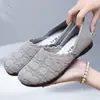 Zapatos Planos Antideslizantes Suela Suave Poco Profundos Zapatos para Madres Primavera Versátiles Zapatos de Tela de Pekín para Mujeres de Mediana Edad y Mayores