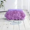 Ventas Directas de Fábrica Bolso de Noche de Flor de Gasa Bolso de Cheongsam para Mujer Bolso Hecho a Mano para Vestido Bolso de Mano Nube